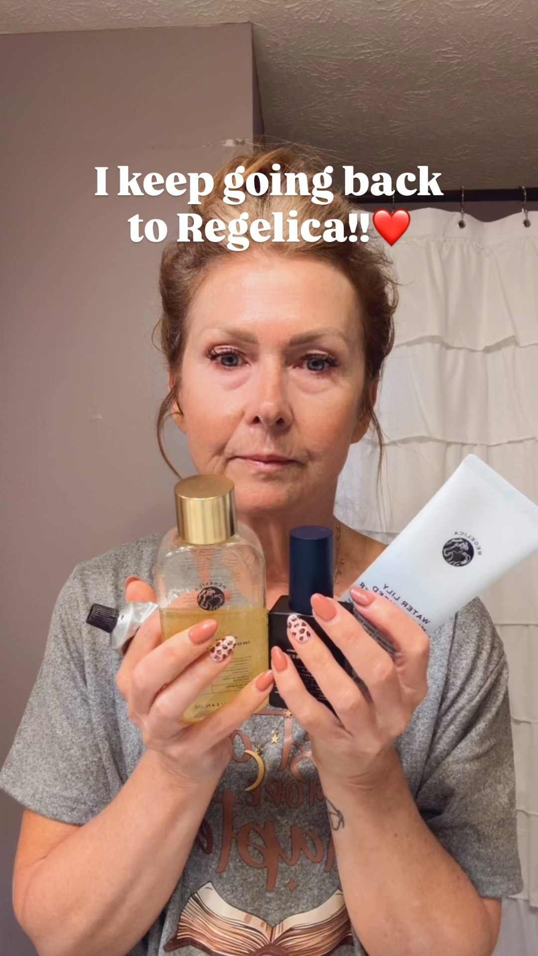 When you look at my before and after at the end of this reel, you can see undeniable results!  
NO FILTER
NO MAKEUP
✨less wrinkles
✨firmer skin
✨glowing skin!
I keep trying other skincare brands, but I keep returning to Regelica!
Korean Skincare at its best!!
