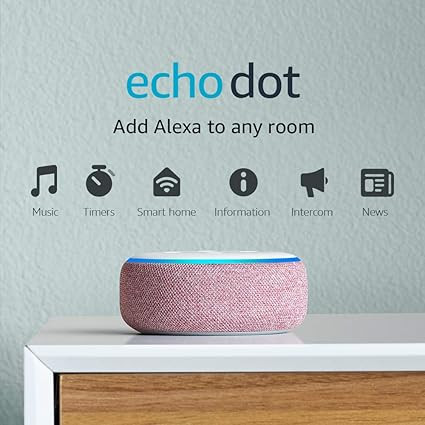Echo Dot (3rd Gen) - Smart speaker with Alexa - Plum | Amazon (US)