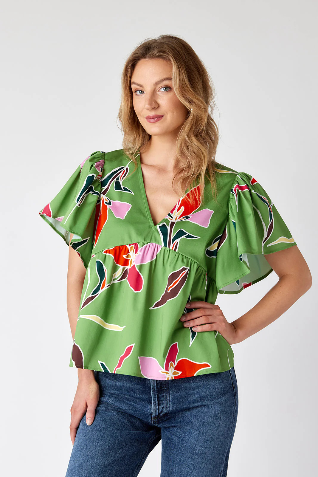 Adelee Top in African Lily | CROSBY by Mollie Burch | CROSBY by Mollie Burch