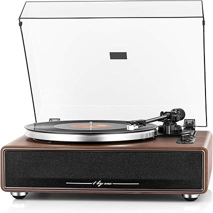 1 by ONE High Fidelity Belt Drive Record Player with Built-in Speakers,Bluetooth Turntable with M... | Amazon (CA)