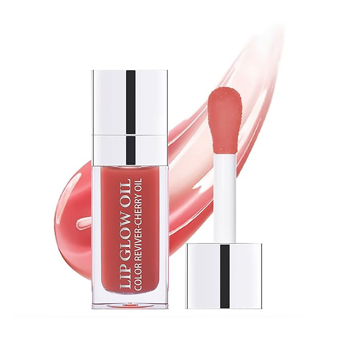 Hydrating Lip Glow Oil, Moisturizing Lip Gloss, Plumping Lip Oil, Non-Sticky Long Lasting Lip Oil... | Amazon (US)