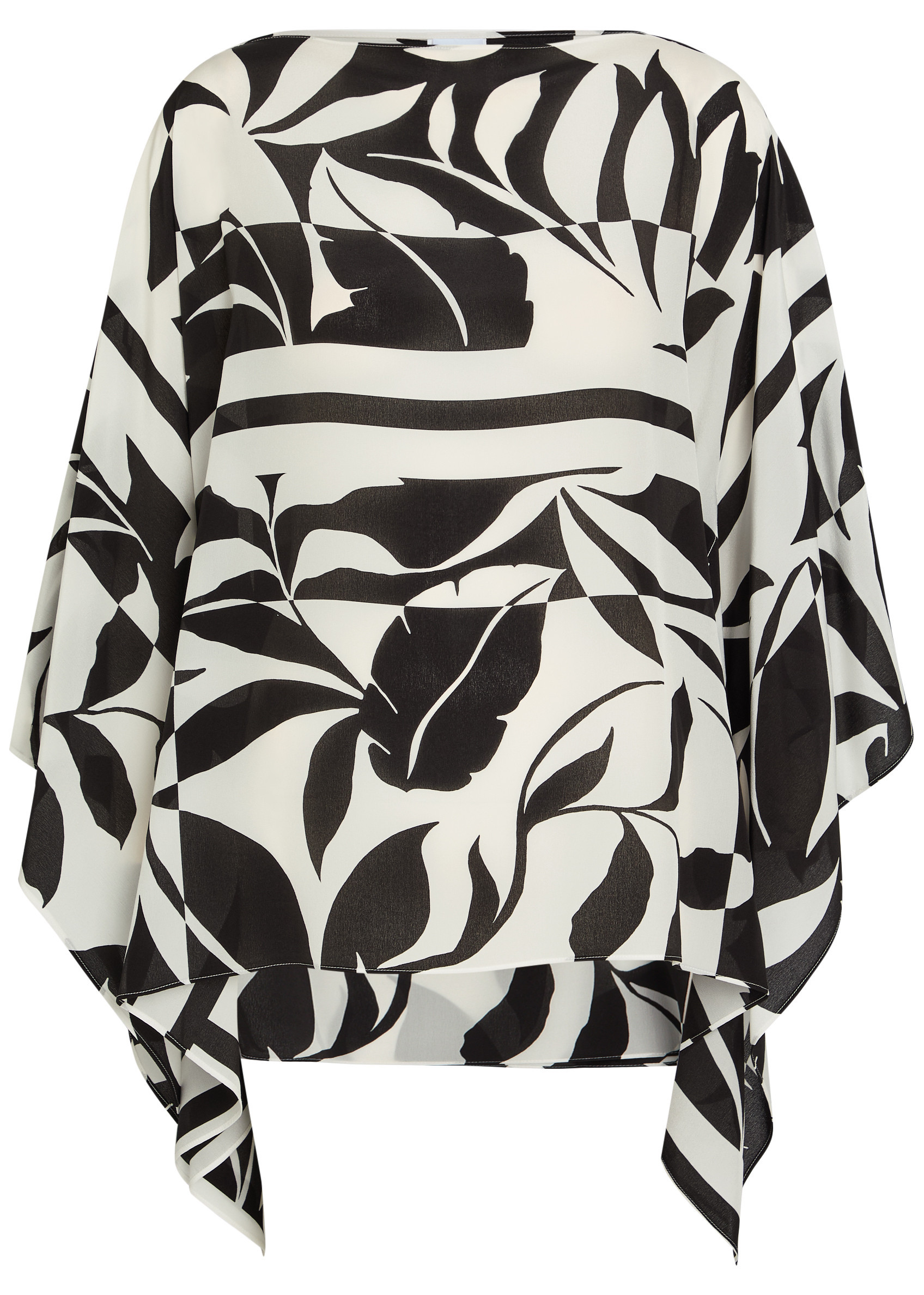 Printed silk-chiffon cover-up blouse | Harvey Nichols