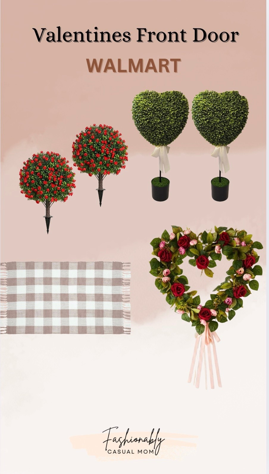 Valentines front door decor - Walmart

#LTKHome #LTKHoliday