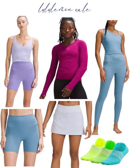Lululemon sale ✨ align tank, tennis skirt, lululemon leggings, bike shorts, lululemon, activewear, activewear sale 

#LTKSale #LTKfitness #LTKsalealert