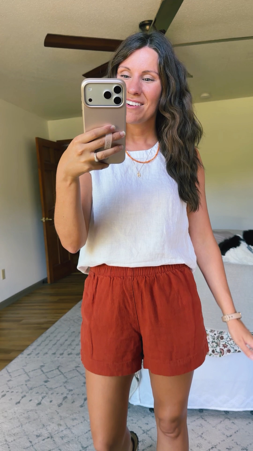 xs in my linen tank (also linked the cropped version) and xxs in my linen shorts (I size down bc linen stretches with wear). My birkenstock sandals are size 36.

My necklace is from Sela Designs (use MARISSA10 for $$ off) but I also linked some similar ones.

#LTKPetite #LTKgrwm #LTKootd