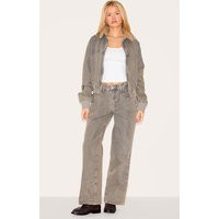 Light Grey Slouchy Style Jeans | PrettyLittleThing US