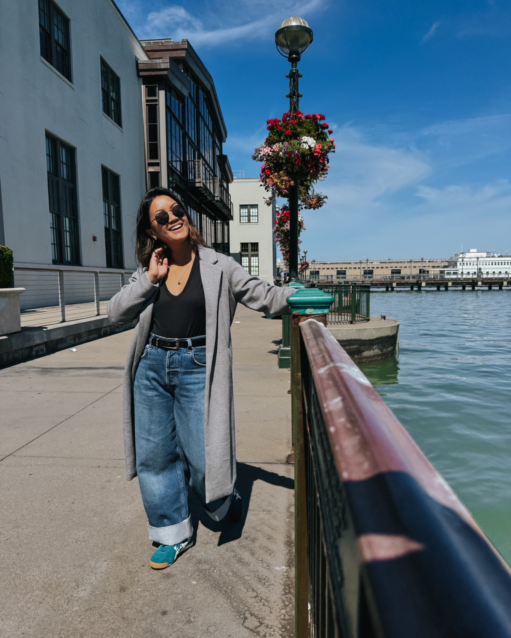 Add a little edge or playfulness to a casual look. I love the teal hue of these sneakers and how this sleek lightweight coat adds polish to the look

#LTKShoeCrush #LTKPetite #LTKStyleTip