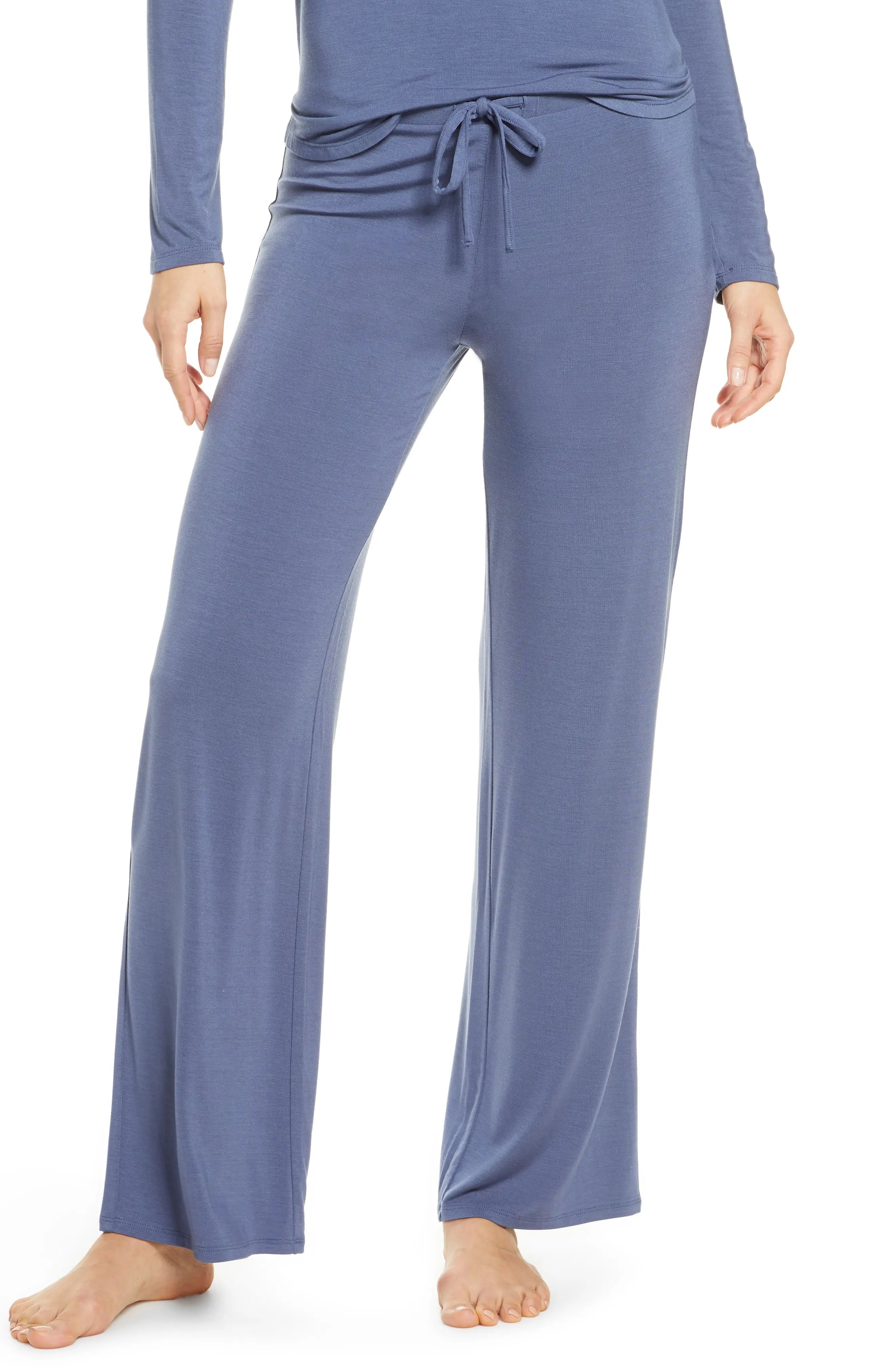 Women's Nordstrom Moonlight Pajama Pants, Size Large - Blue | Nordstrom