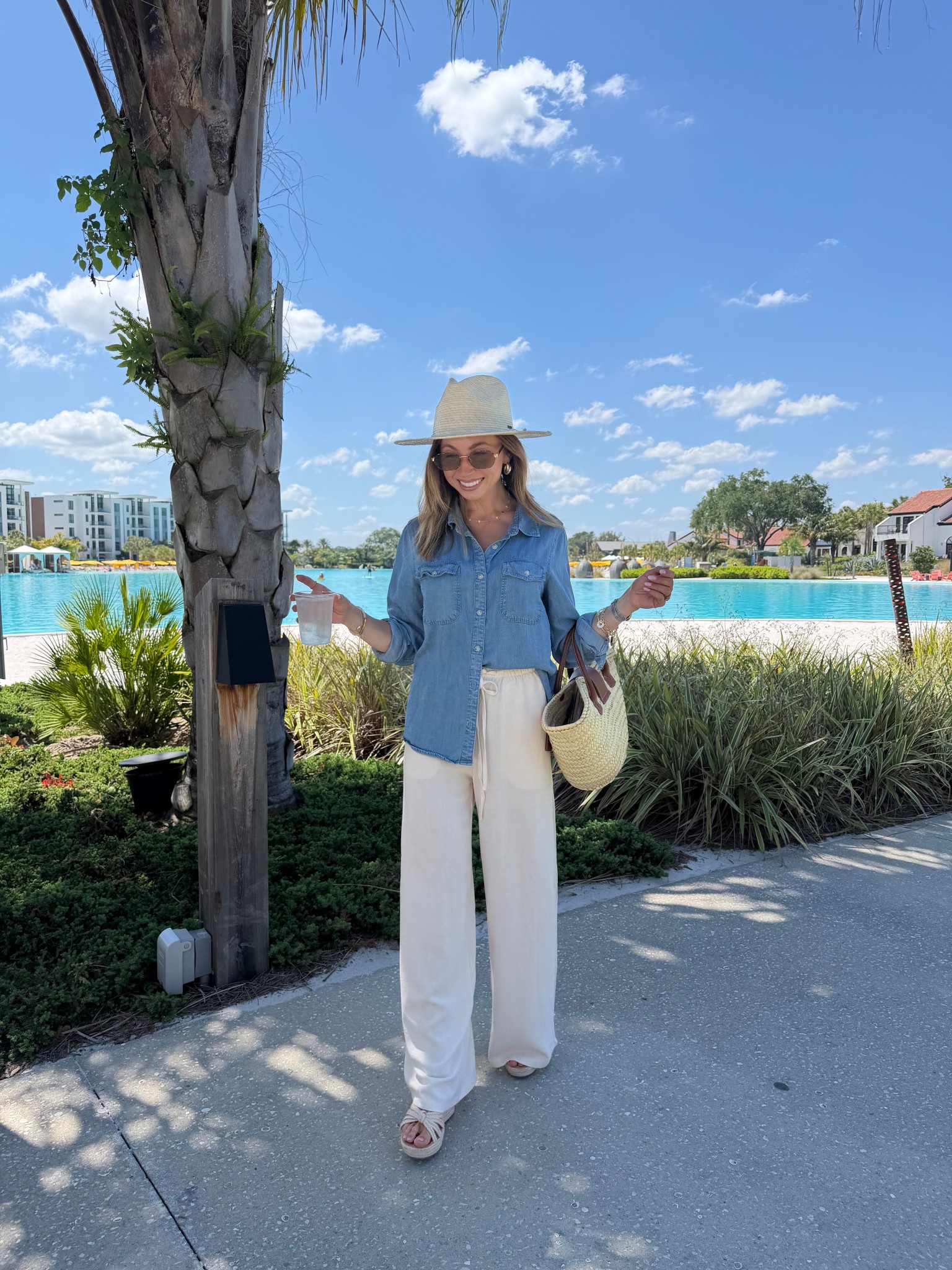 Summer chic with my new Amazon finds! Loving the comfort and style. Wearing a size small in both #amazonstyle #summeroutfit #resortwear