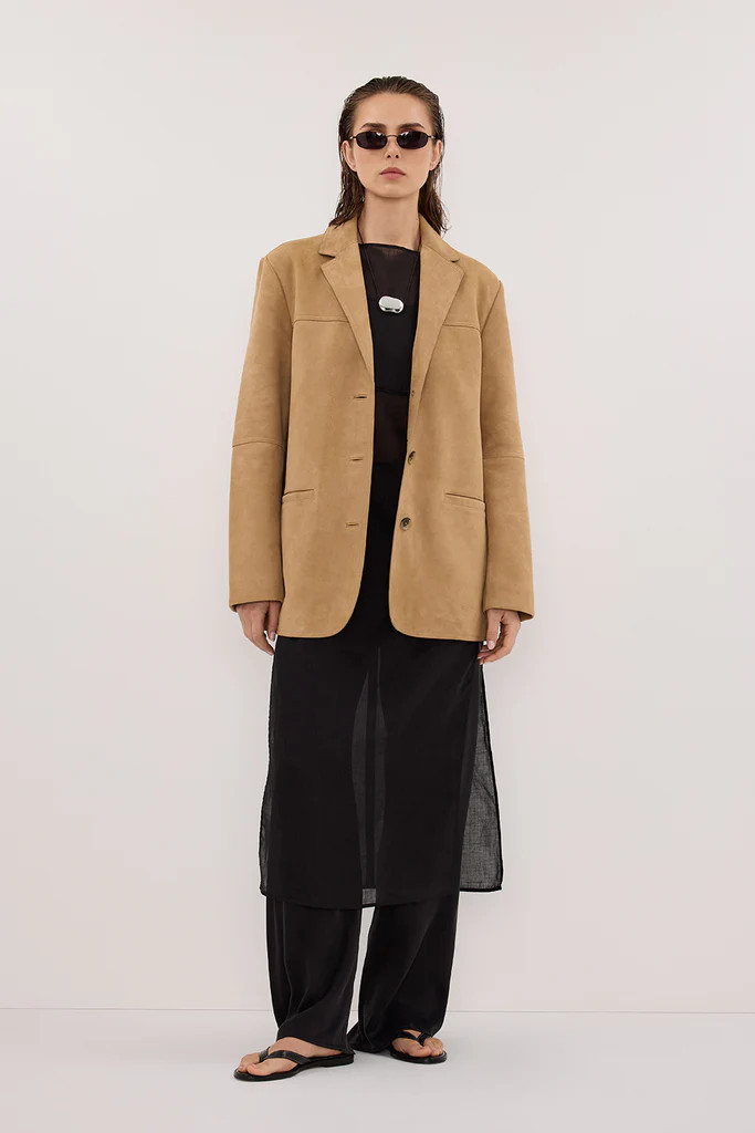 HENDRIX PAMPAS OVERSIZED SUEDE LEATHER JACKET | DISSH