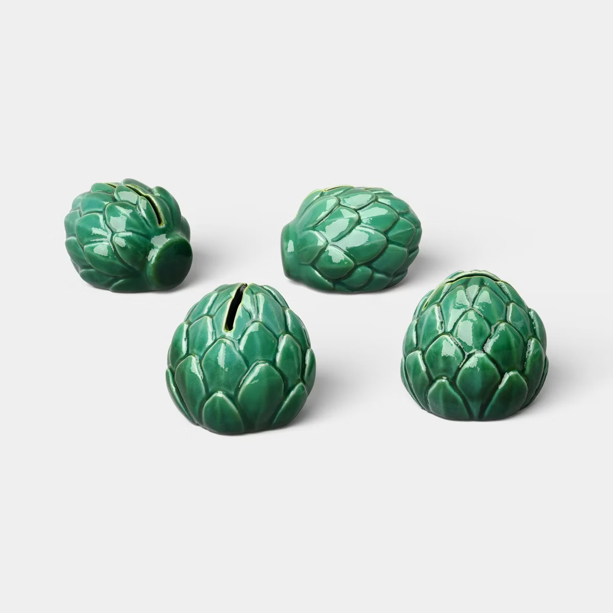 4pk Stoneware Name Card Artichoke Holder- Threshold™ | Target
