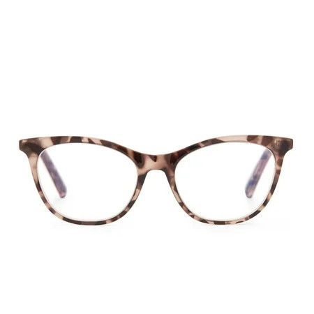 Compliments by DIFF Eyewear Darcy Blue Light Reading Glasses Beige Tortoise +1.25 | Walmart (US)