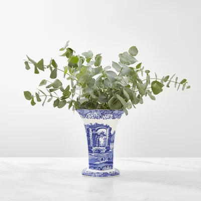 Spode Blue Italian Hexagonal Vase 10.5 | Wayfair North America