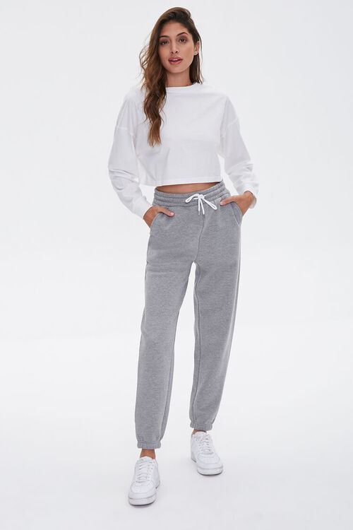 Basic Fleece Drawstring Joggers | Forever 21 (US)