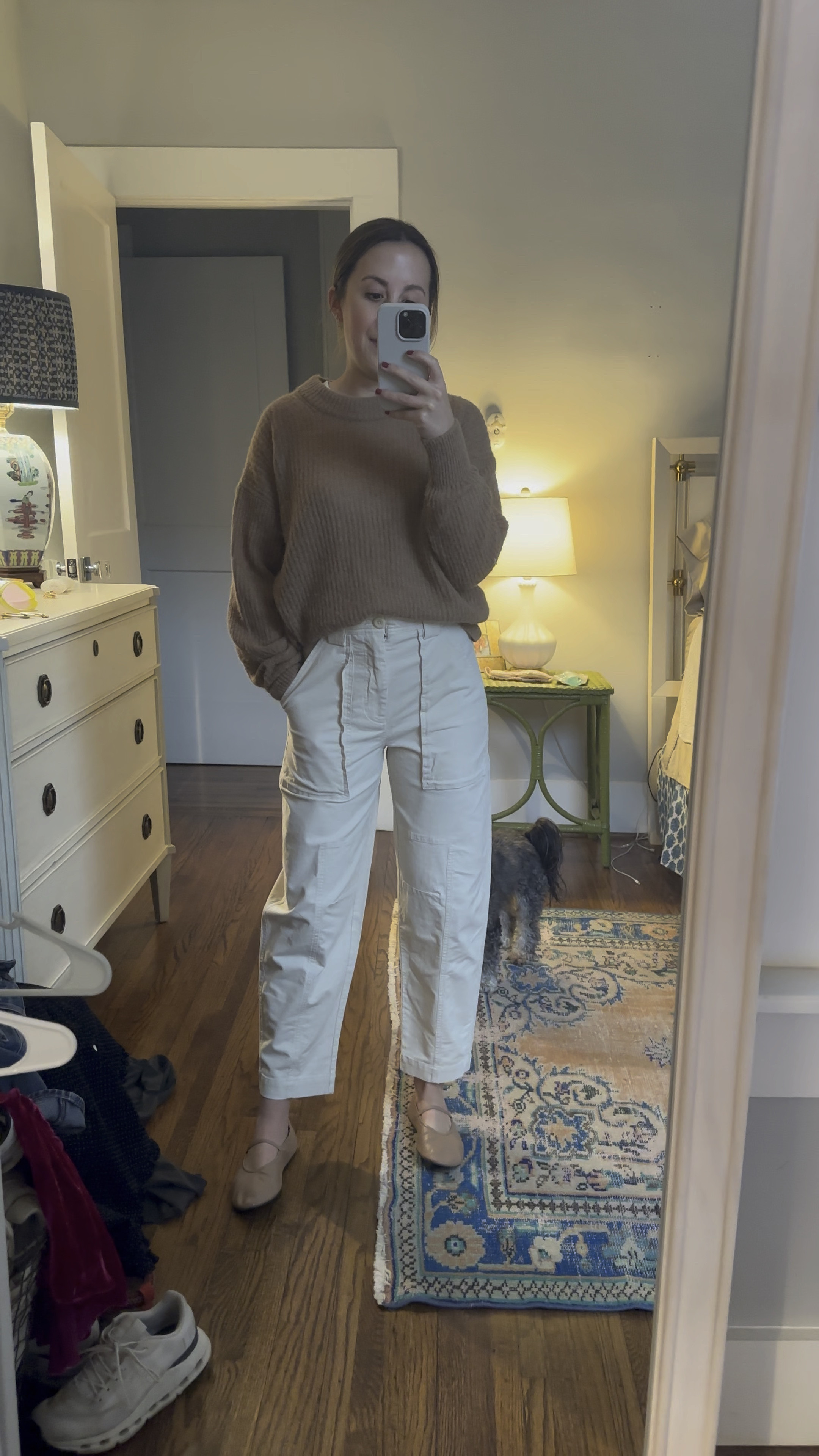 New obsession: corduroy barrel pants