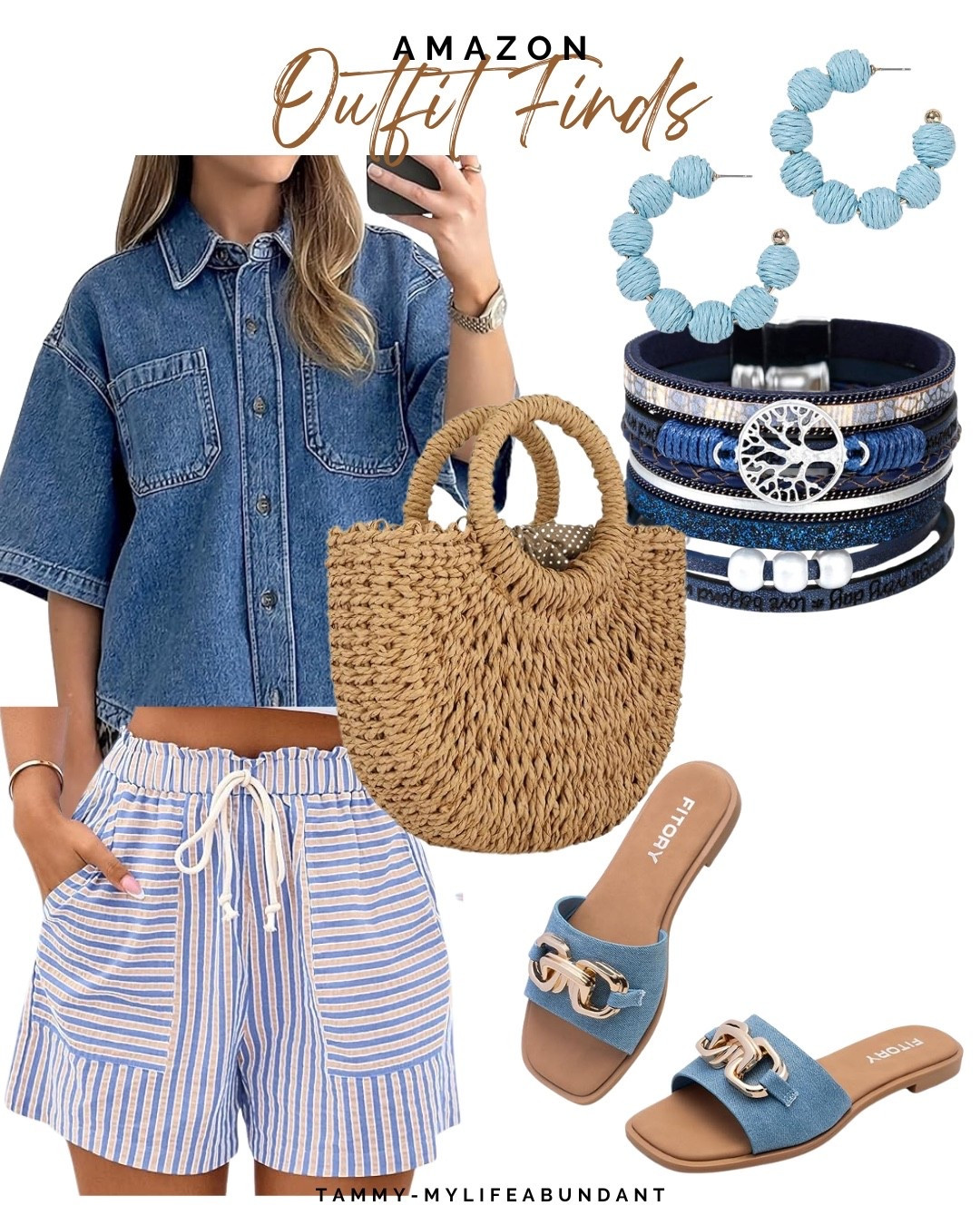 Amazon outfits 
#denim #spring 

#LTKgrwm #LTKMothersDay #LTKootd