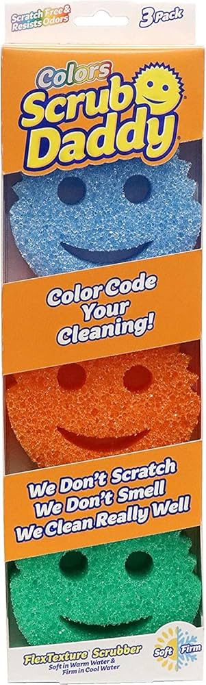 Scrub Daddy Colors, Flexible 3pk | Amazon (US)