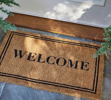 Classic Welcome Doormat | Pottery Barn (US)