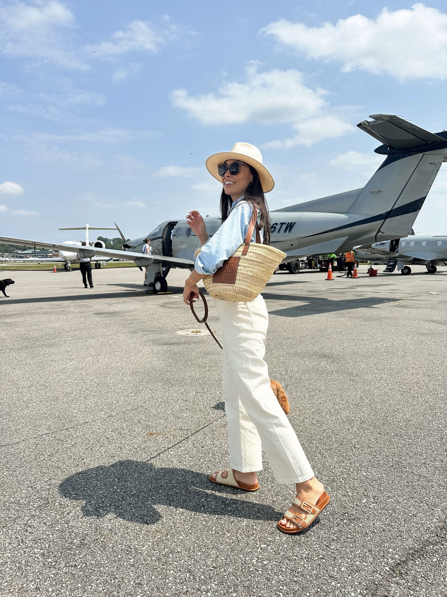 White ivory colored jeans for spring, airport outfit, travel style, Kat Jamieson style. 

#LTKootd #LTKSaleAlert #LTKTravel