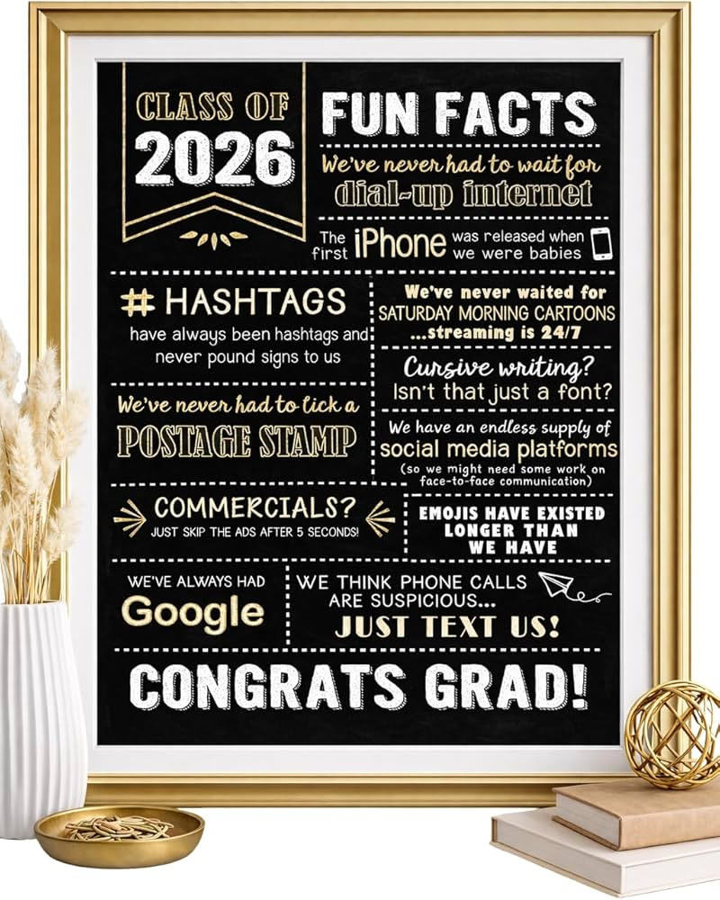 Katie Doodle 2026 Graduation Decorations - (Made in USA) - Class of 2026 Decorations, Graduation ... | Amazon (US)