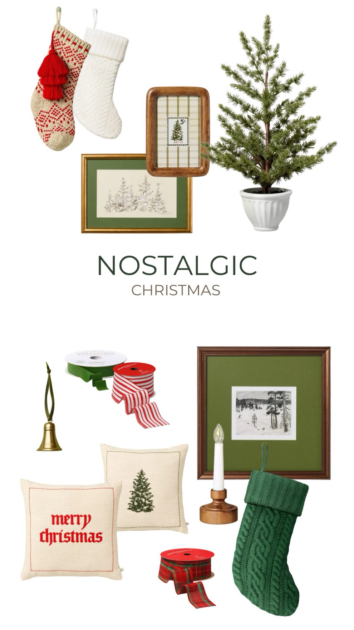 Cozy nostalgic vintage Christmas decor for the holidays! 

#LTKHoliday #LTKSeasonal #LTKHome
