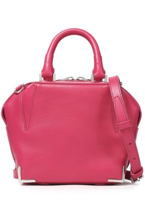 T By Alexander Wang Woman Emile Mini Leather Shoulder Bag Fuchsia Size - | The Outnet Global