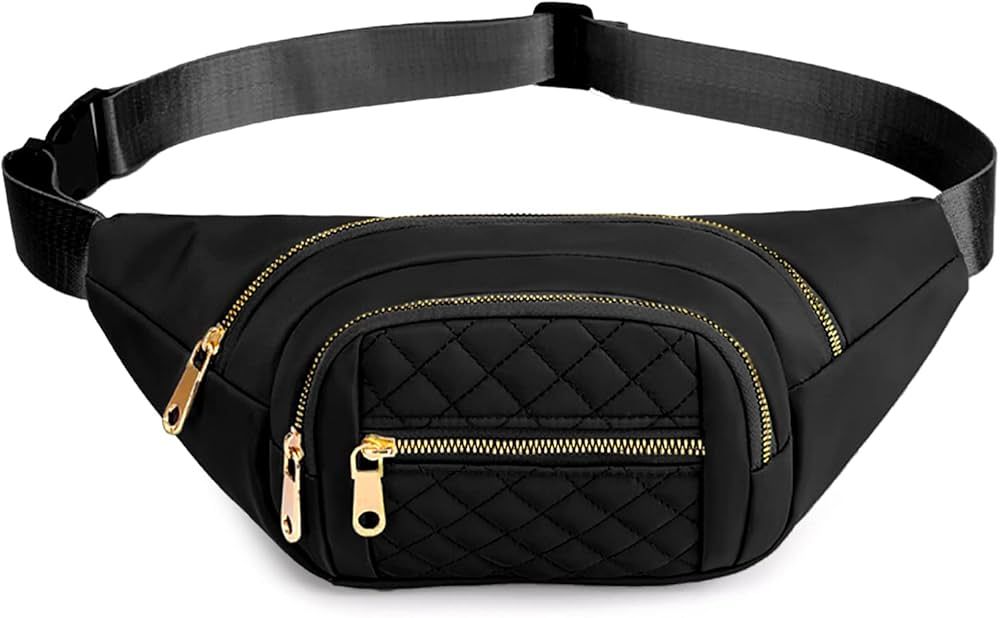 Fanny Packs for Women Fashionable Stylish Cute Nylon Designer Fanny Pack Waterproof Waist Belt Ba... | Amazon (CA)