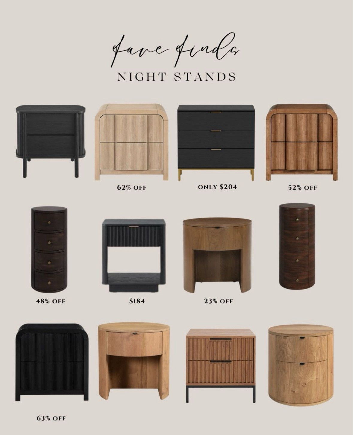 Nightstands 

#LTKHome #LTKSaleAlert