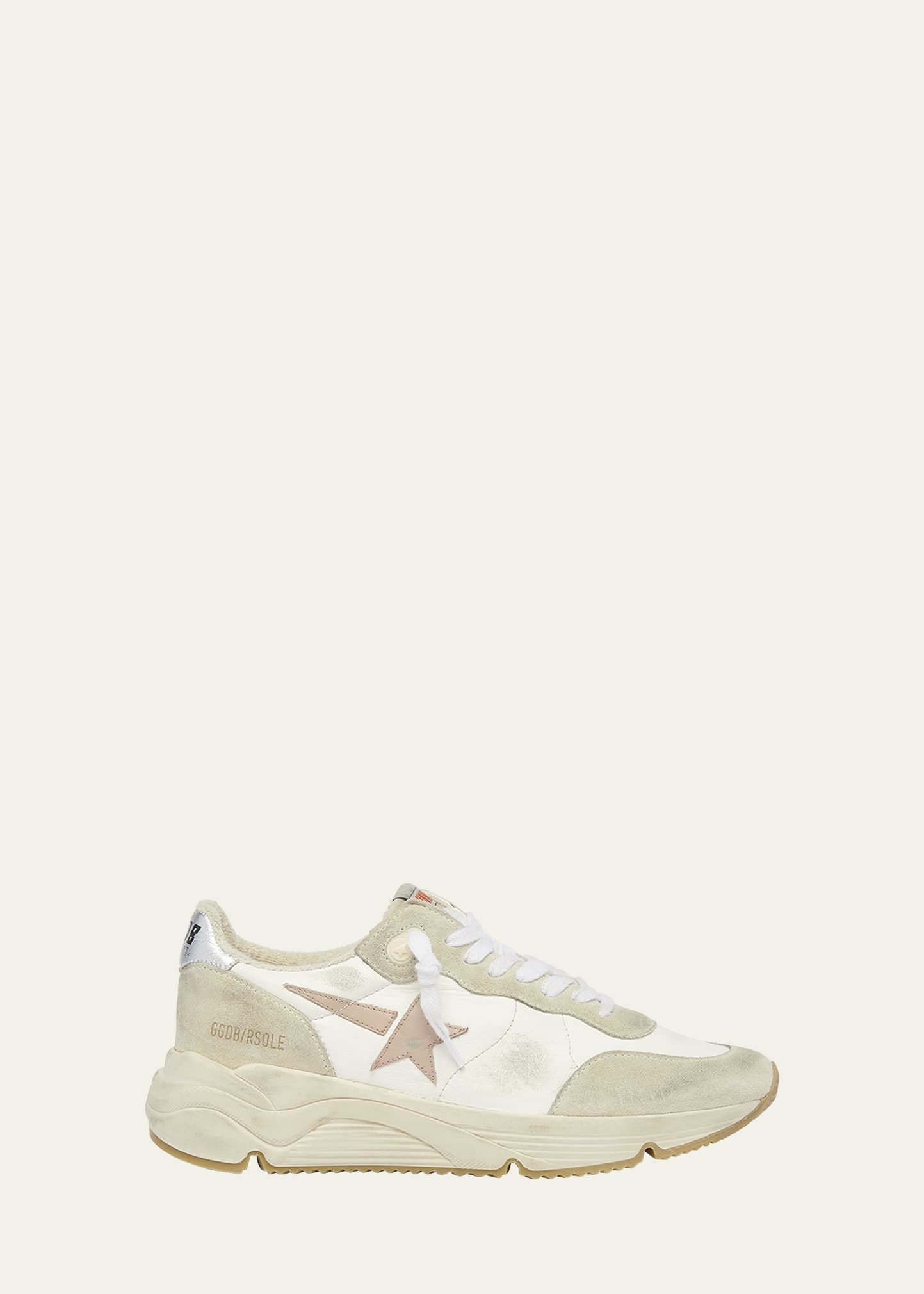 Golden Goose Running Sole Mixed Leather Sneakers | Bergdorf Goodman