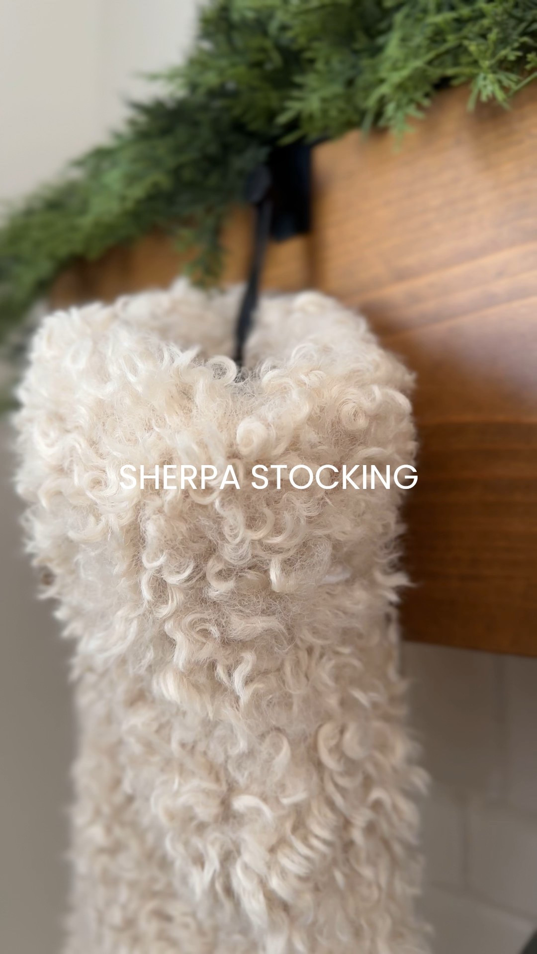 Sherpa stocking — the perfect neutral stocking for your holiday mantel.

#LTKHoliday #LTKHome #LTKSaleAlert