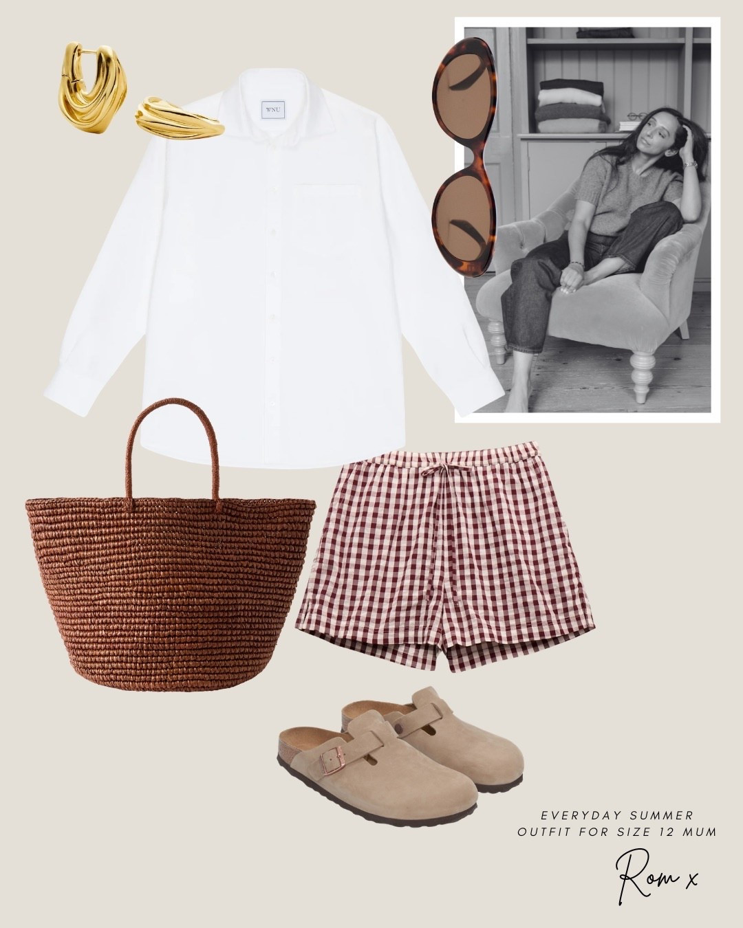 ASK ROM - everyday summer outfit for size 12 mum 

#LTKuk #LTKsummer #LTKspring