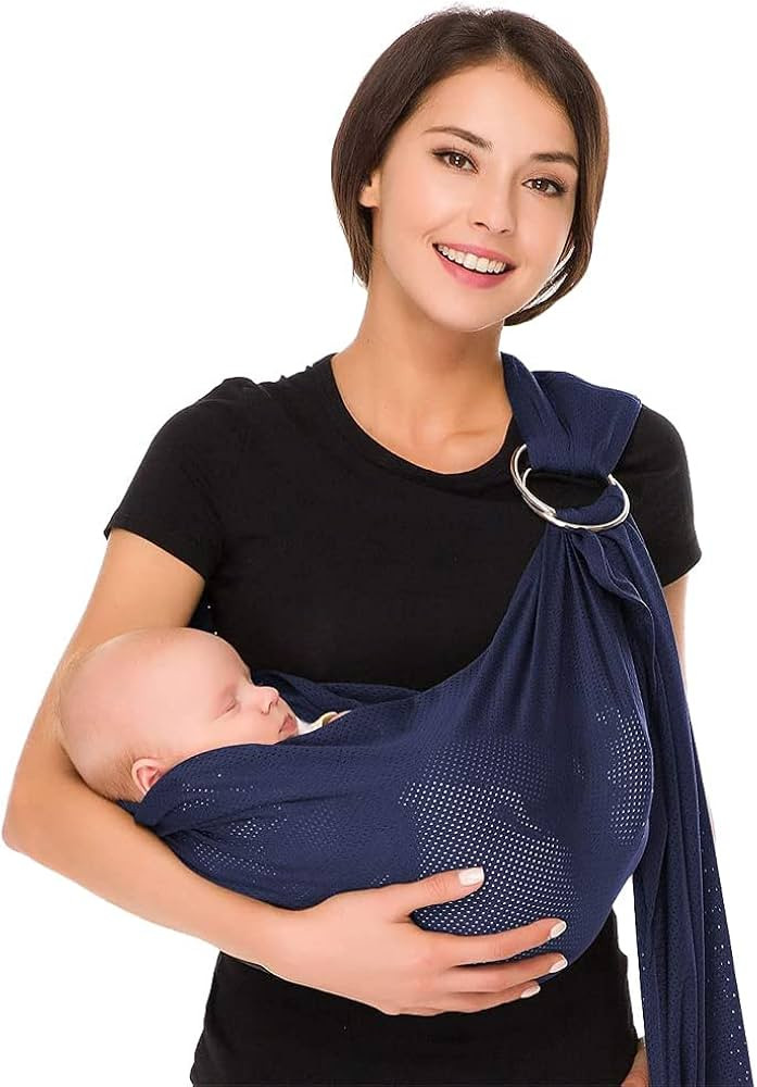 Cuby Water Baby Sling Carrier Breathable Mesh Baby Wraps Carrier Adjustable Ring Sling Baby Carri... | Amazon (US)