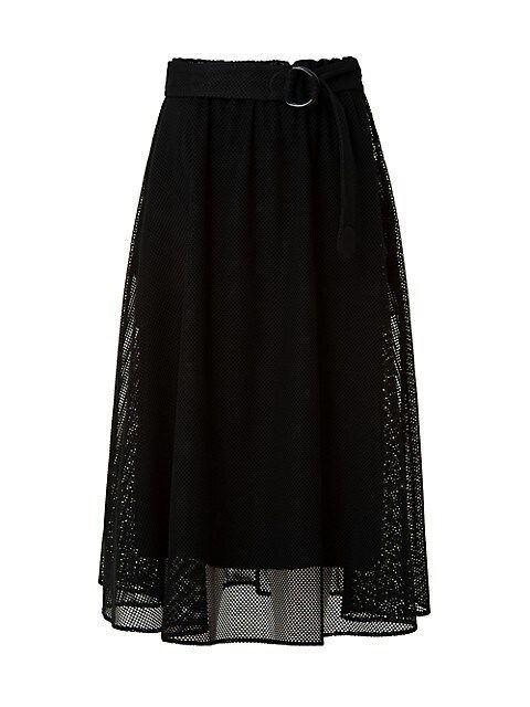 Mesh Midi Skirt | Saks Fifth Avenue