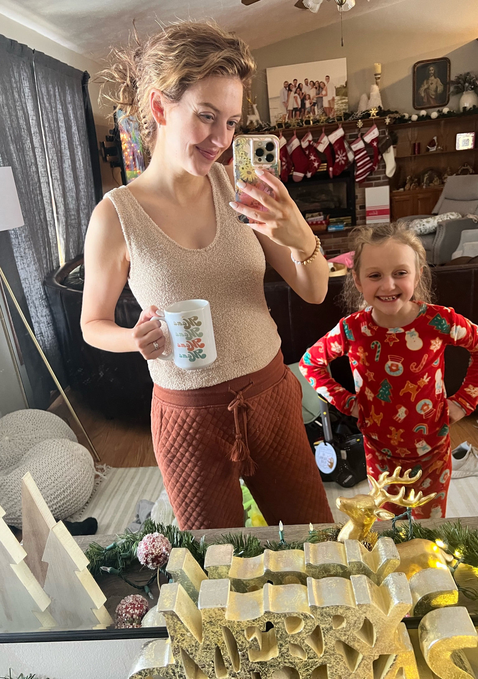 Cozy Walmart lounge outfit - chenille tank top and quilted joggers

#LTKunder50 #LTKhome #LTKFind