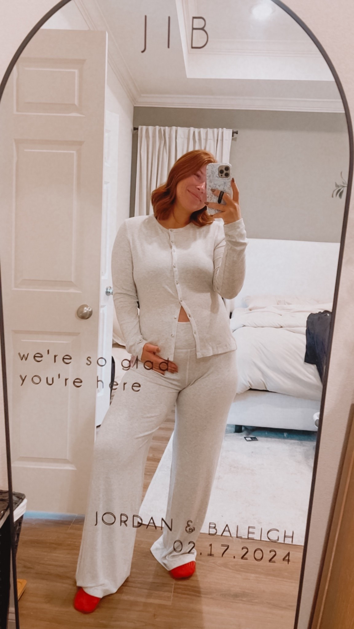 Obsessed with this set! They’re so soft, so stretchy, and perfect for second-time moms chasing toddlers around. I’ve officially entered the ‘nothing fits except sweatpants and dresses’ era, so I’ve been hunting for pieces that aren’t technically maternity but will still work after baby comes. And this set?? Truly perfection! I got a large in both to fit/grow with the bump! 

#LTKmomlife #LTKCyberWeek #LTKBump