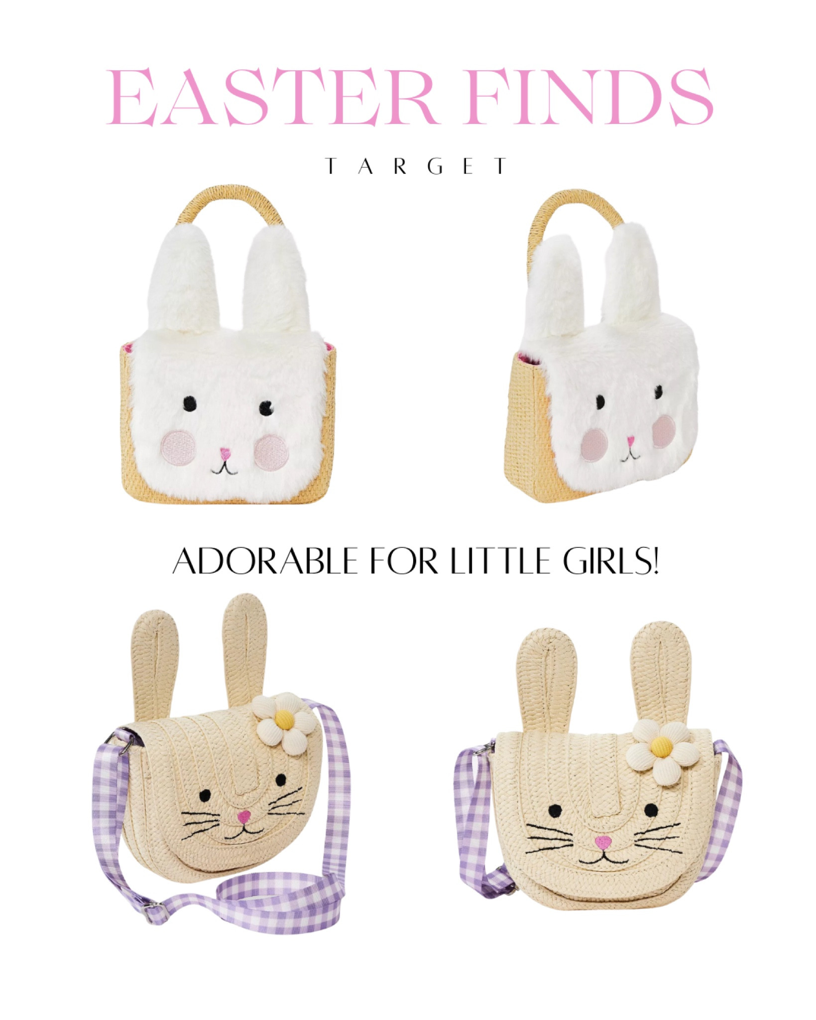 Easter bunny little girls bag/purse at Target 

#LTKStyleTip #LTKFamily #LTKKids