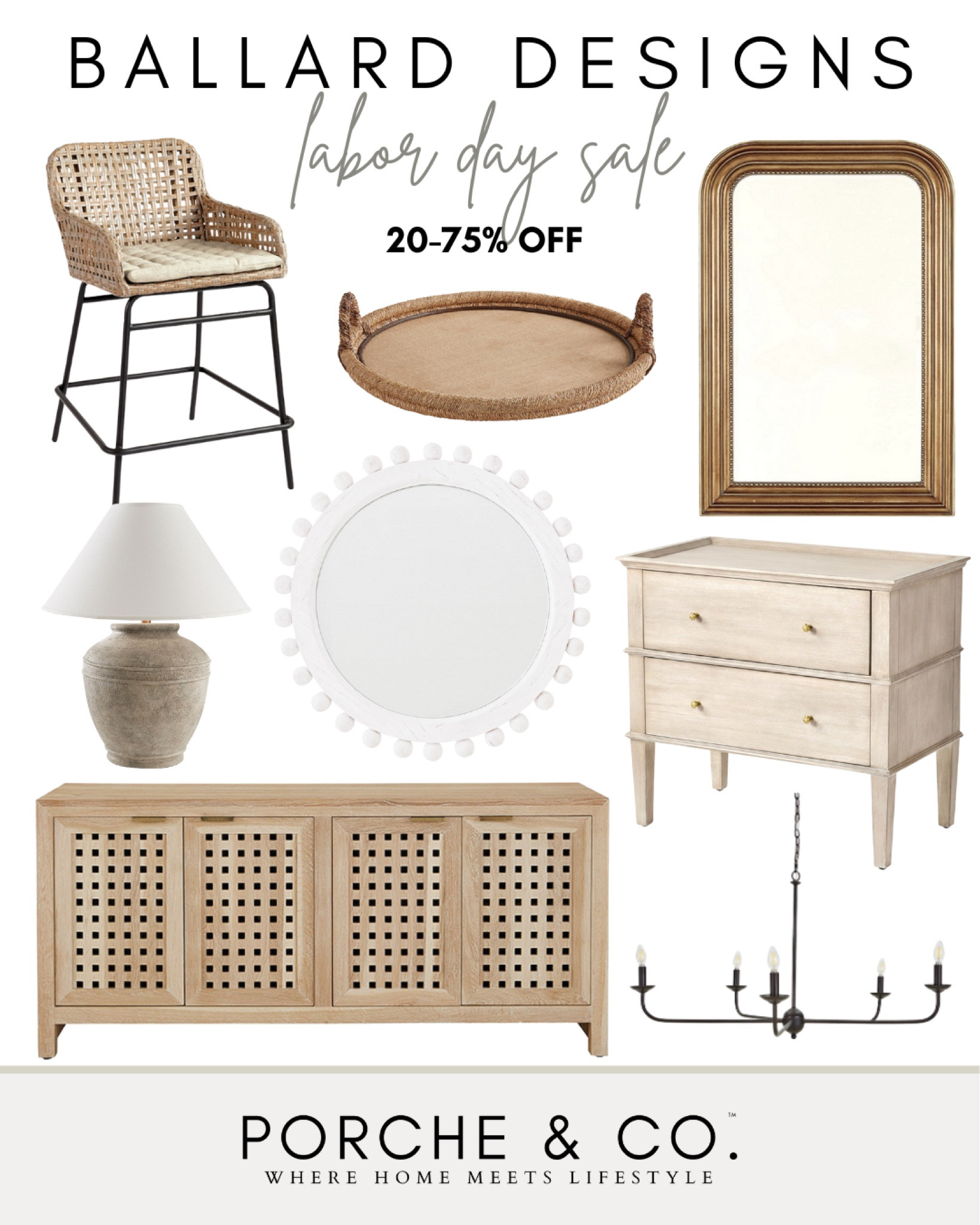 Ballard designs Labor Day sale, Labor Day sales, home decor sale, home furniture sale, counter stools, console, nightstand 

#LTKhome #LTKSeasonal #LTKsalealert