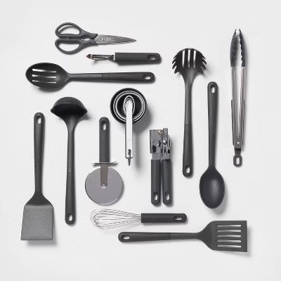13pc Soft Grip Kitchen Utensil Set - Made By Design™ | Target