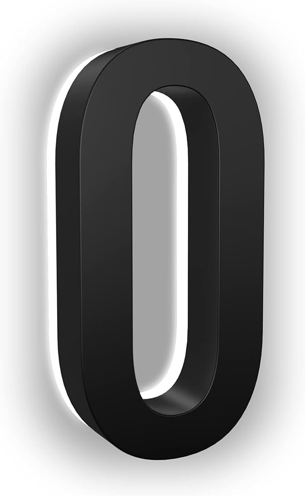 5 Inch LED House Numbers, ABS-Polymer, Premium Quality, Backlit LED 2700K Illuminated Home Addres... | Amazon (US)