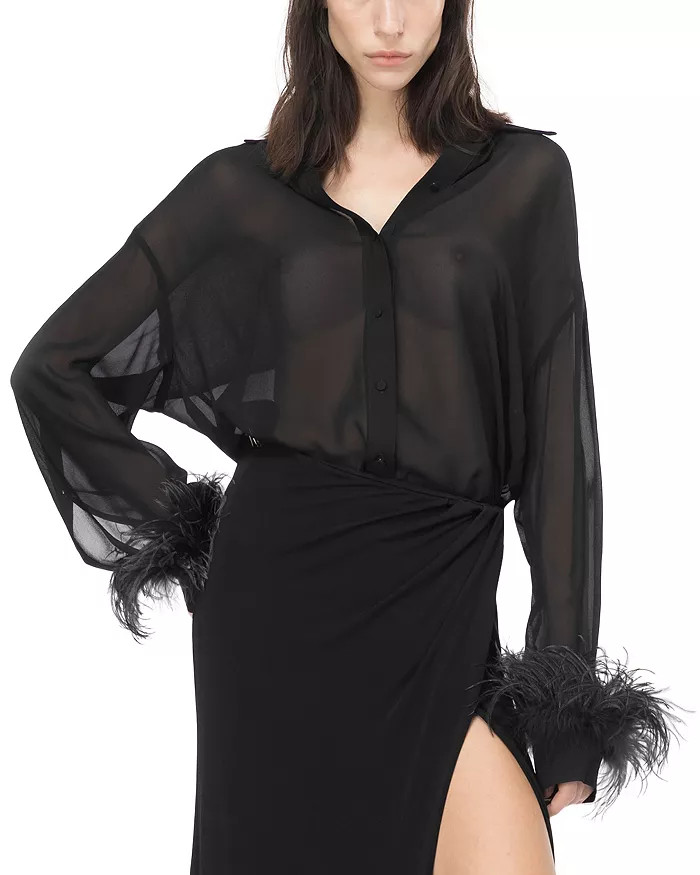 Circe Georgette Shirt | Bloomingdale's (US)