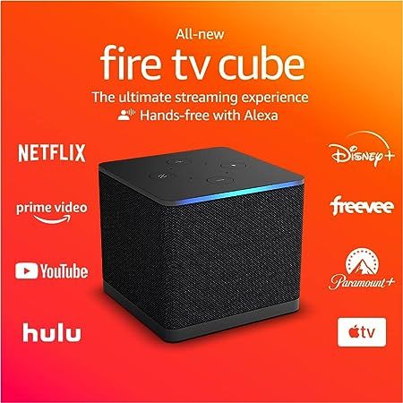 All-new Fire TV Cube, Hands-free streaming device with Alexa, Wi-Fi 6E, 4K Ultra HD | Amazon (US)