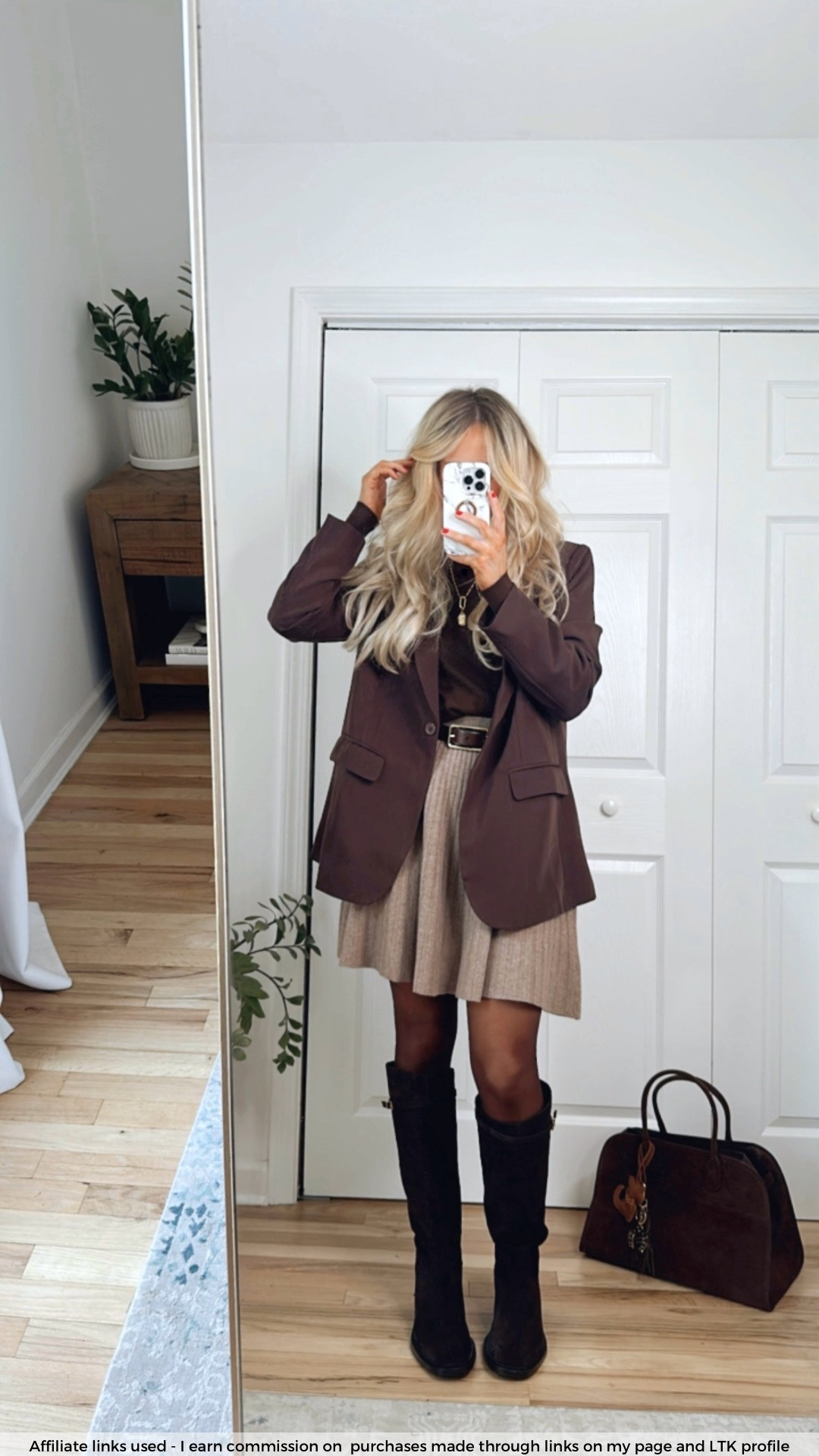 Amazon fall outfit

Amazon brown blazer
Amazon sweater skirt
