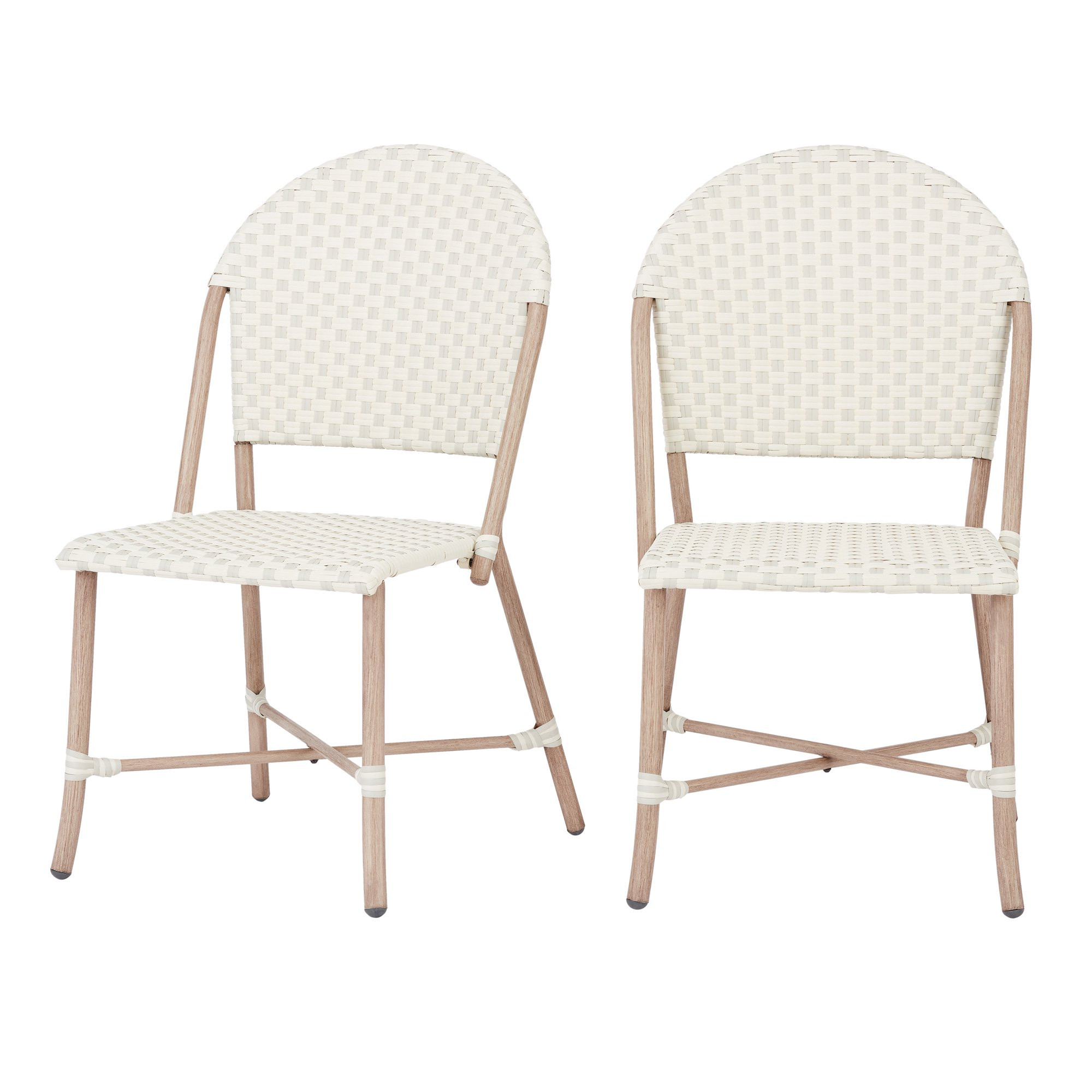Better Homes & Gardens Parisian Armless Chair, Multiple Colors, Set of 2 | Walmart (US)