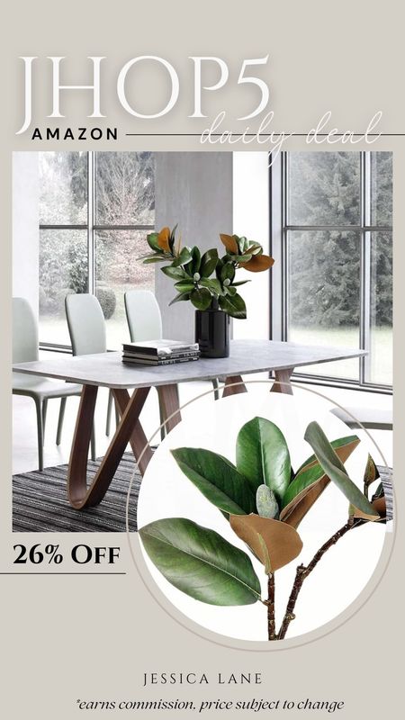 Amazon daily deal, save 26% on this two pack of 32-in Magnolia stems. Home decor, artificial stems, artificial magnolia stems, home accents, Magnolia branches

#LTKsalealert #LTKfindsunder50 #LTKhome