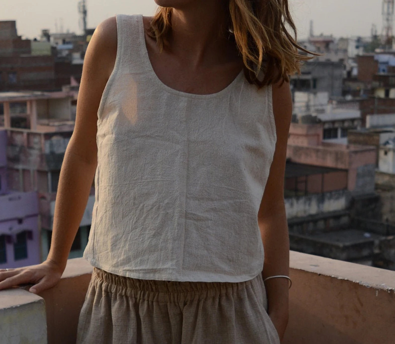 Pinafore Top / Open Back Top / Cami / Cross Back / Linen / Khadi - Etsy | Etsy (US)