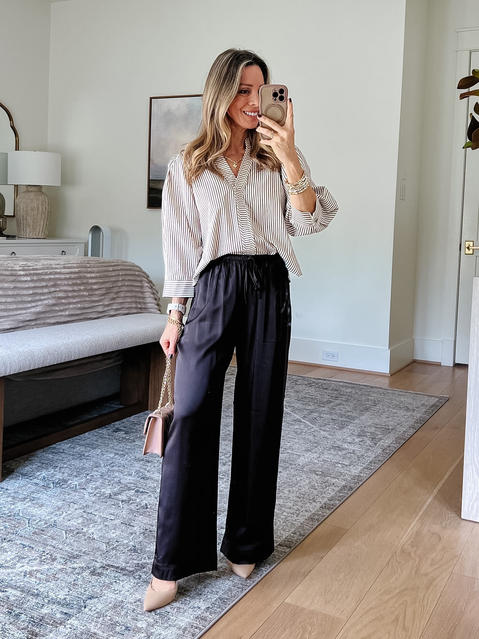 Fall style faves • Pretty and polished 

Top Fit: I’m wearing an XS

Pants Fit: I’m wearing an XXS