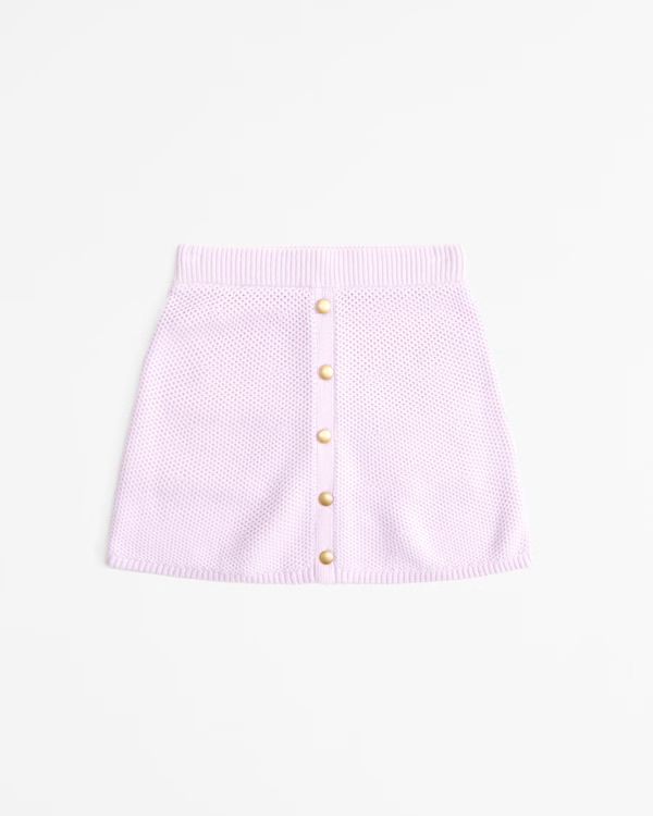 button-through sweater skirt | Abercrombie & Fitch (US)