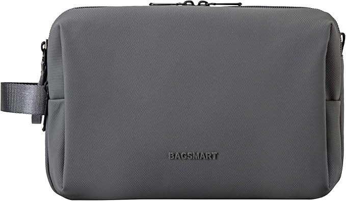 Toiletry Bag for Men, BAGSMART Travel Toiletry Organizer Dopp Kit Water-resistant Shaving Bag for... | Amazon (US)