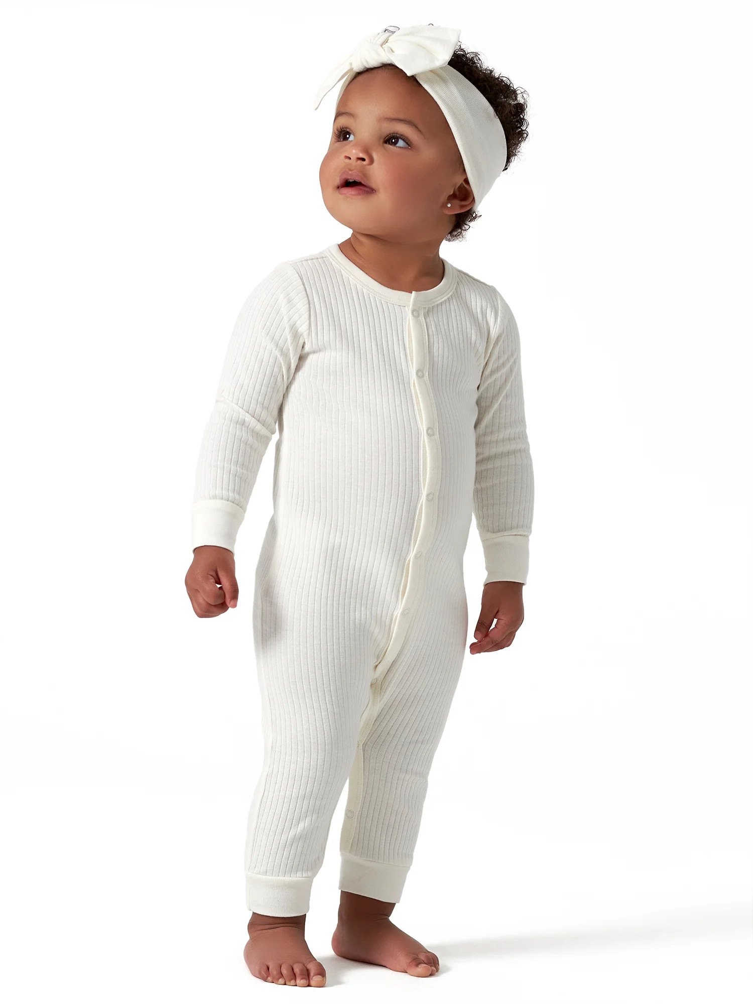 Modern Moments by Gerber Baby Boy or Girl Unisex Long Sleeve Coverall (Newborn - 12 Months) | Walmart (US)