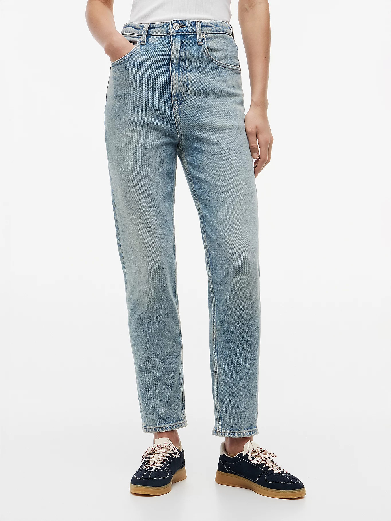 Ultra High Rise Tapered Mom Jeans | Tommy Hilfiger UK